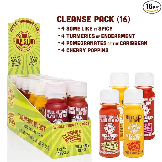  Pulp Story Cold Pressed Juice Shots Juice