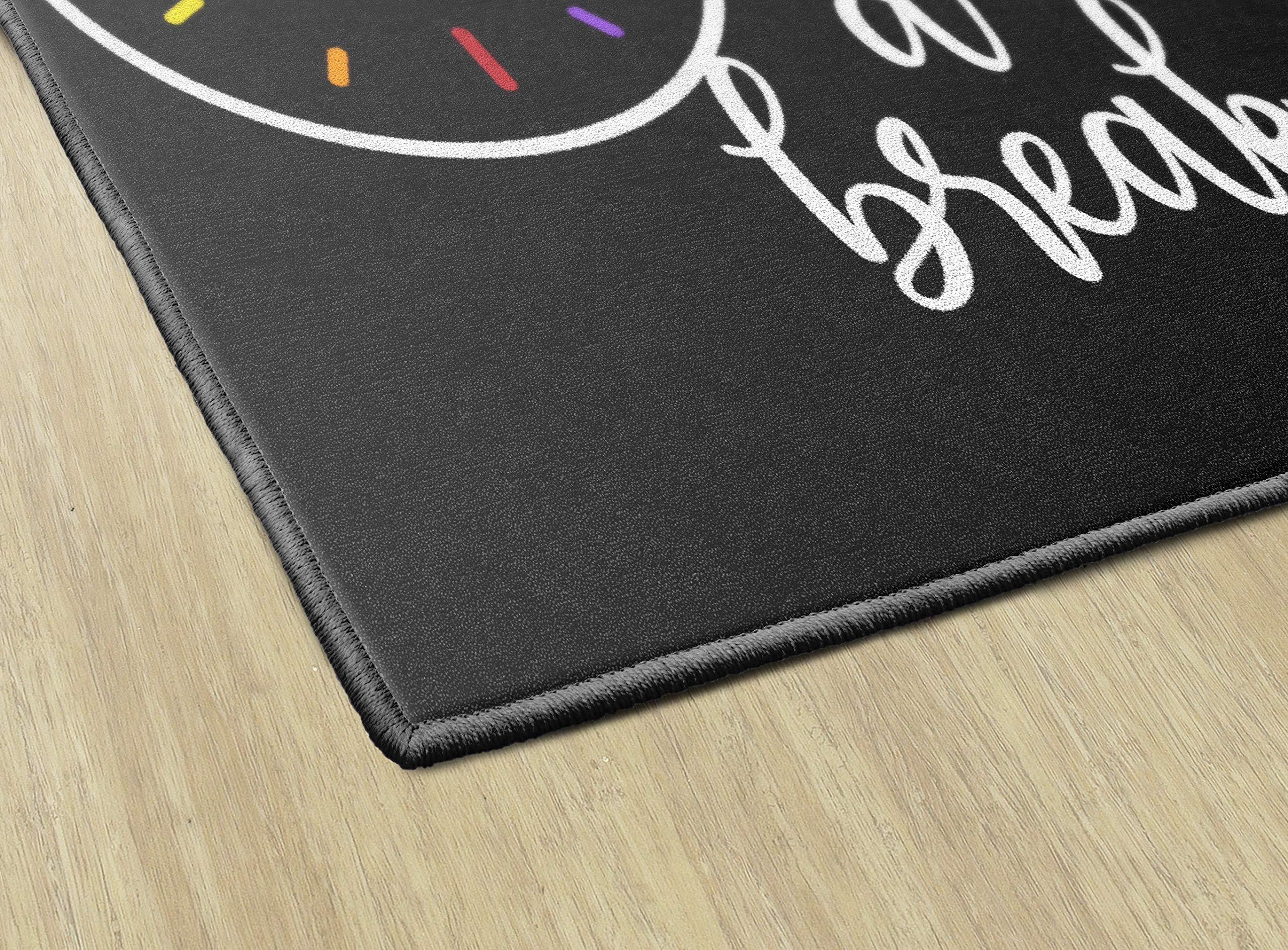 Flagship Carpets Take A Break Childrens Time Clock Classroom Entryway or Home Door Mat or Small Area Rug, 30