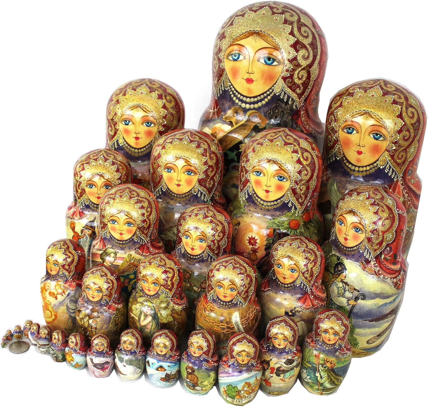 30 piece russian nesting dolls
