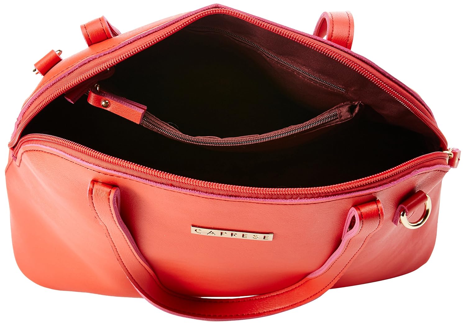 caprese pema women's satchel (coral) ()