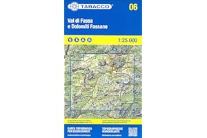 Val di Fassa e Dolomiti Fassane 1:25 000 [Italian]