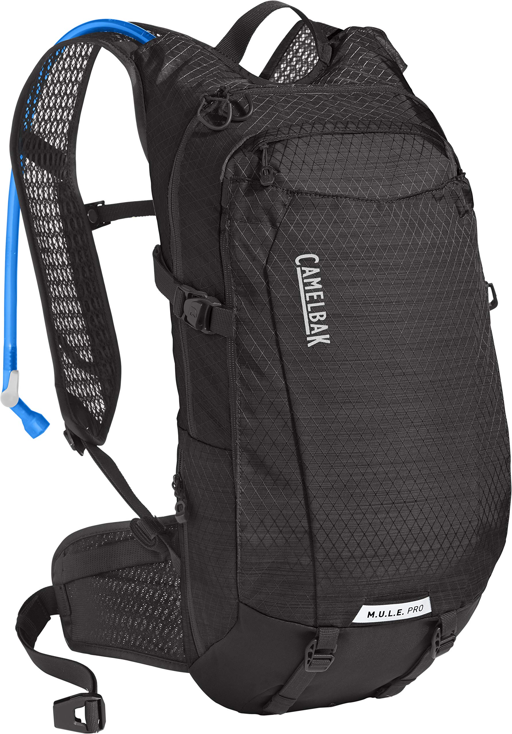 CamelBak M.U.L.E. Pro 14 Bike Hydration Backpack 100oz - Body Mapping Technology, Black Image