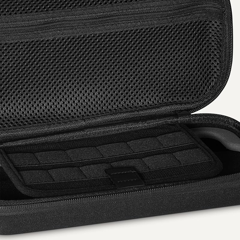 Universaltasche für Nintendo Switch mit 12 Spielkartenfächern, Kompatibel mit Switch 2 & Switch OLED, Schwarz
