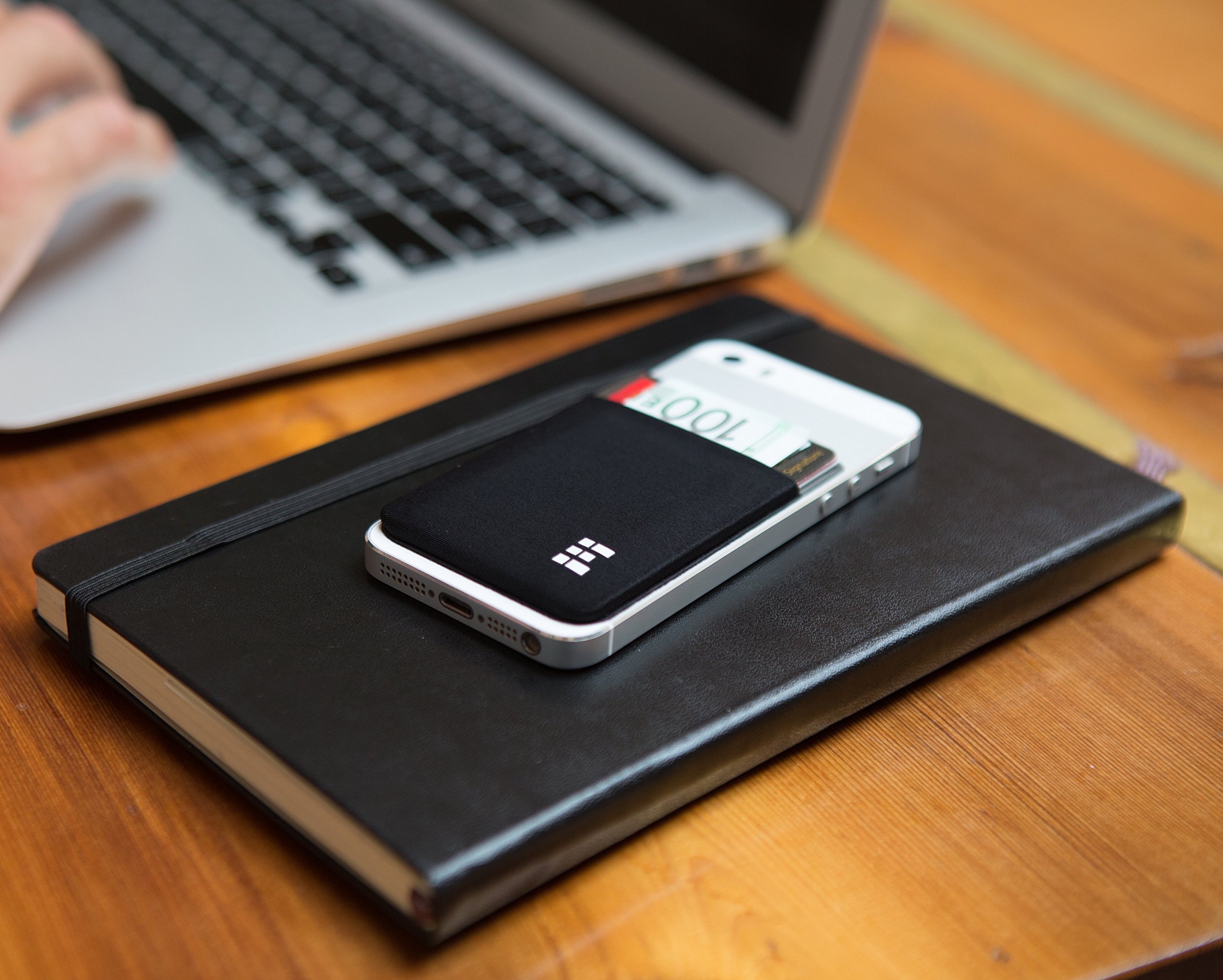 Zero Grid Porte Cartes pour Smartphone - Portefeuille de Téléphone Adhésif avec Blindage RFID