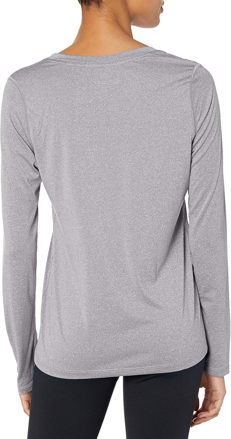 Hanes Sport Women's Cool DRI Performance Long Sleeve V-Neck Tee at  Women’s Clothing store