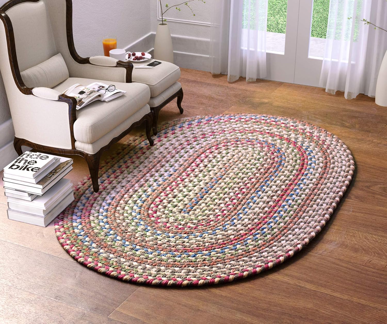 Super Area Rugs Roxbury Indoor Outdoor Braided Rug Dk