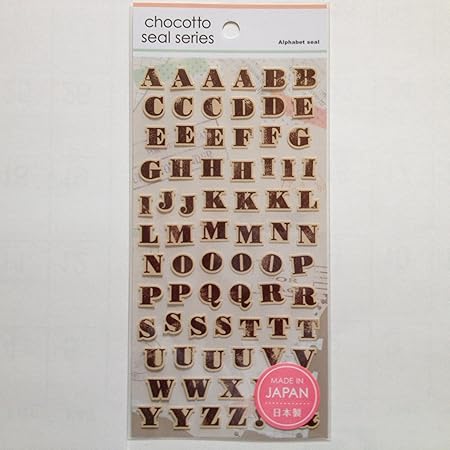 Amazon 廃版 かわいい 文字 アルファベット 雑誌 新聞 風 シール ステッカー 手紙 メモ バレンタインのアクセサリーシールに シール ステッカー おもちゃ