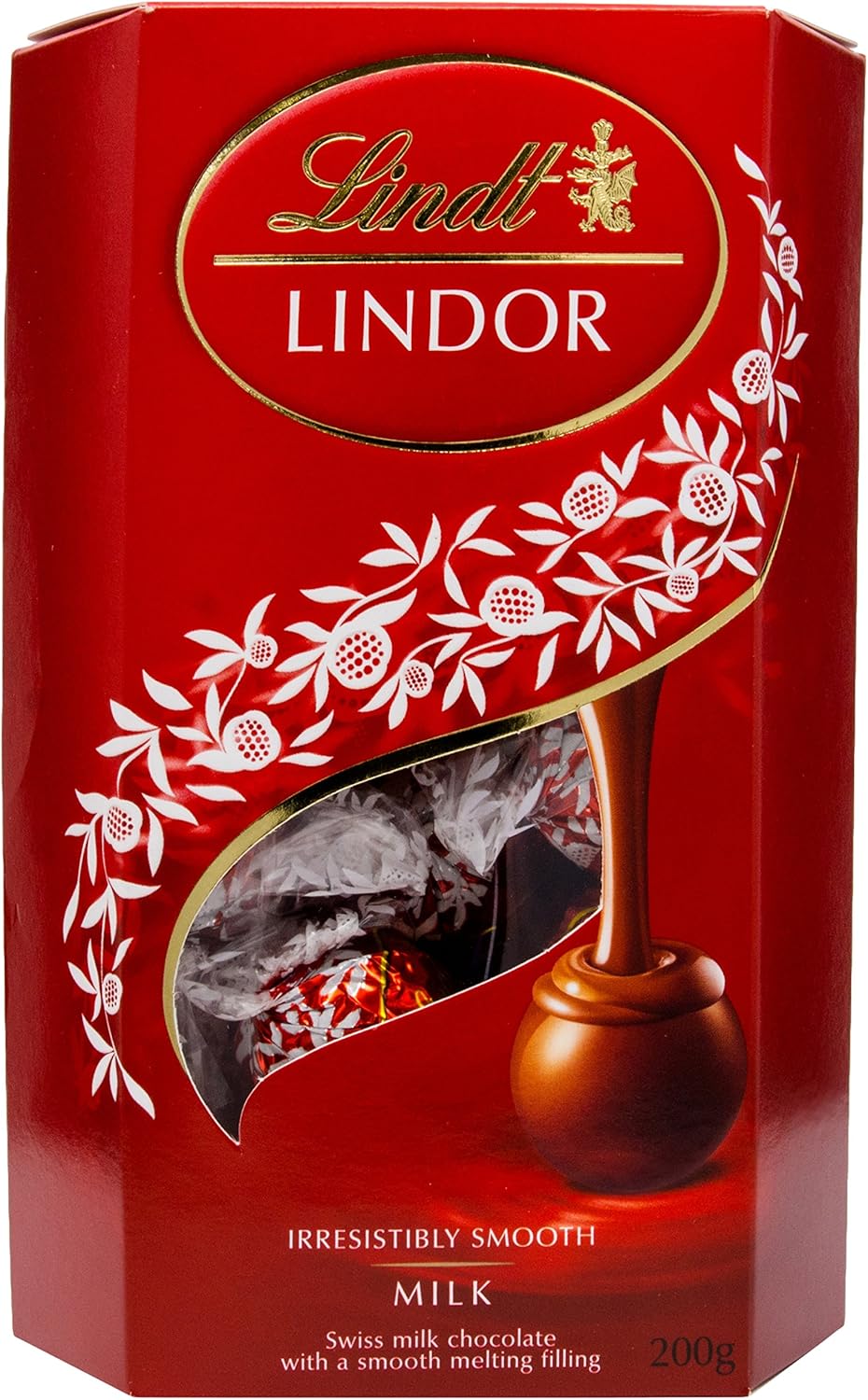 Chocolate ao Leite com Recheio Cremoso Lindor Caixa 200g Lindt