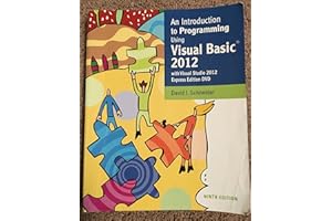 An Introduction to Programming Using Visual Basic 2012(w/Visual Studio 2012 Express Edition DVD) (9th Edition)