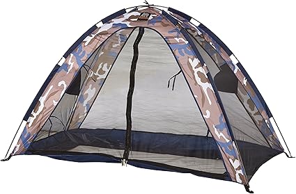 Deryan Tente De Lit Camouflage Bleu Amazon Fr Bebes Puericulture
