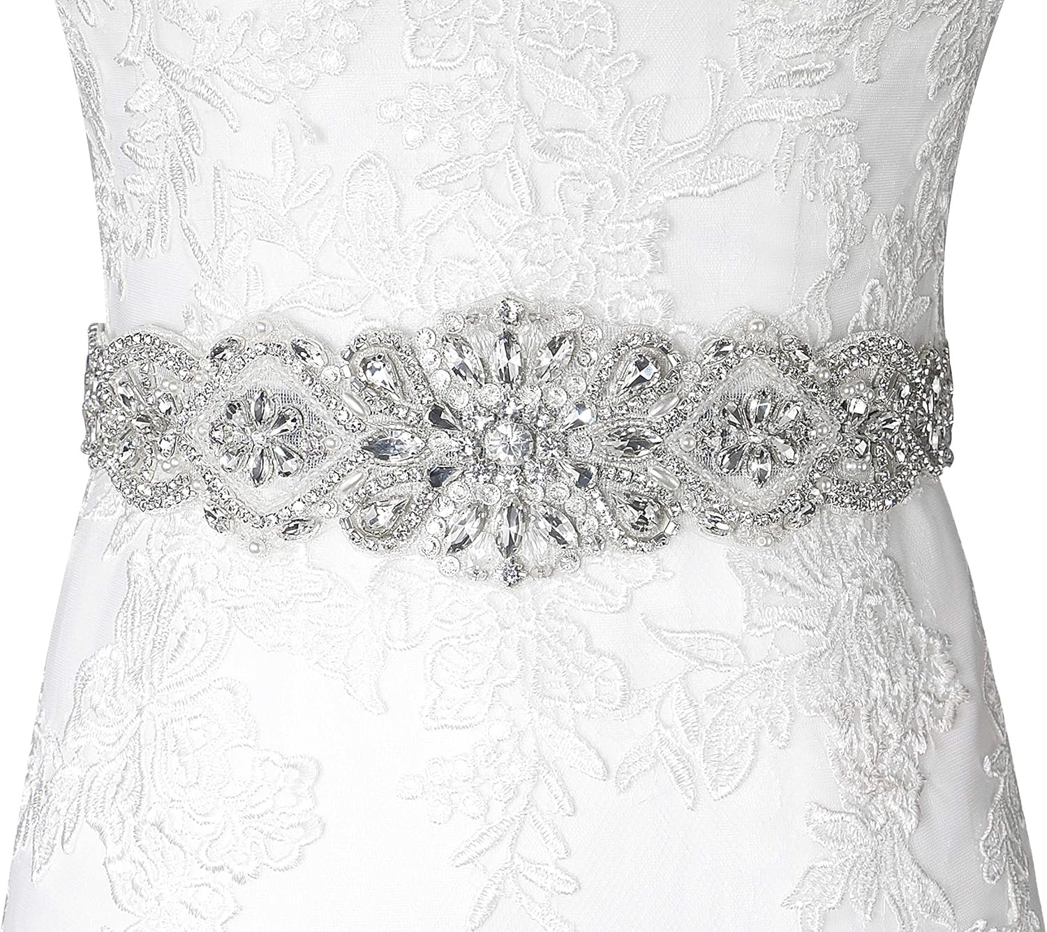 black rhinestone sash