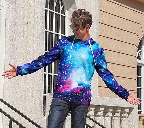 Galaxy Hoodie 3d Sankill Galaxy Hoodie Men Colourful Hd 3d Printed