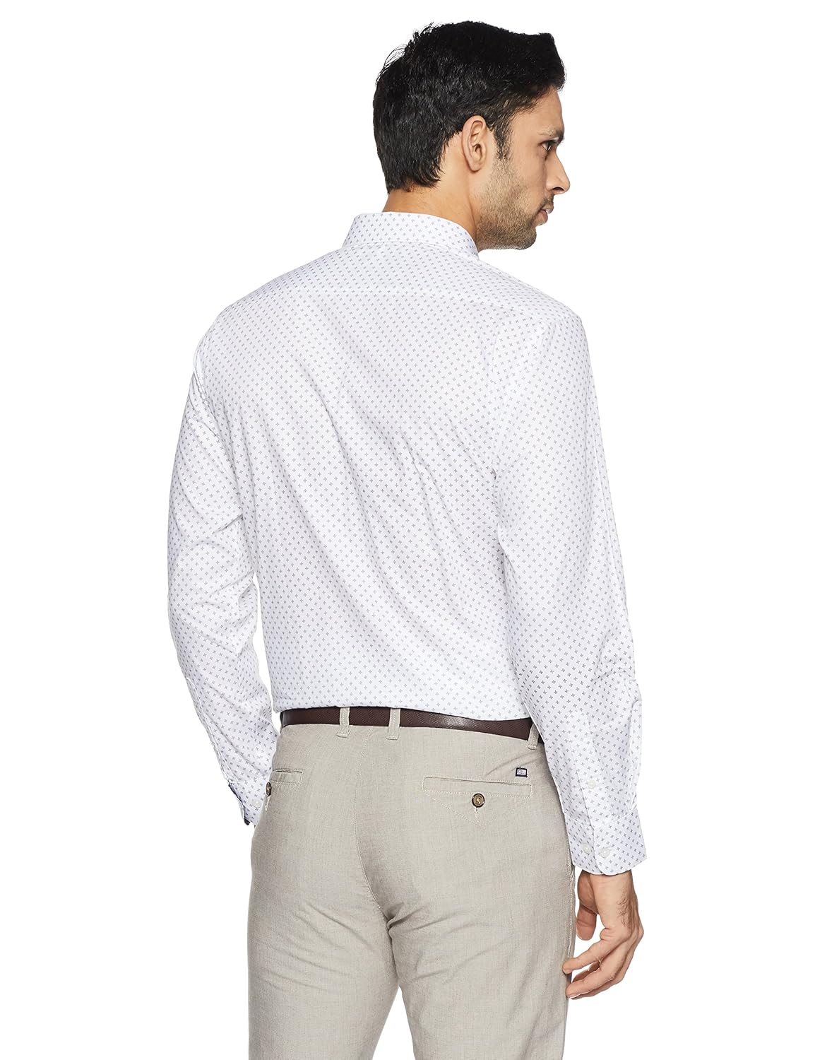 symbol amazon brand men's regular fit formal shirt