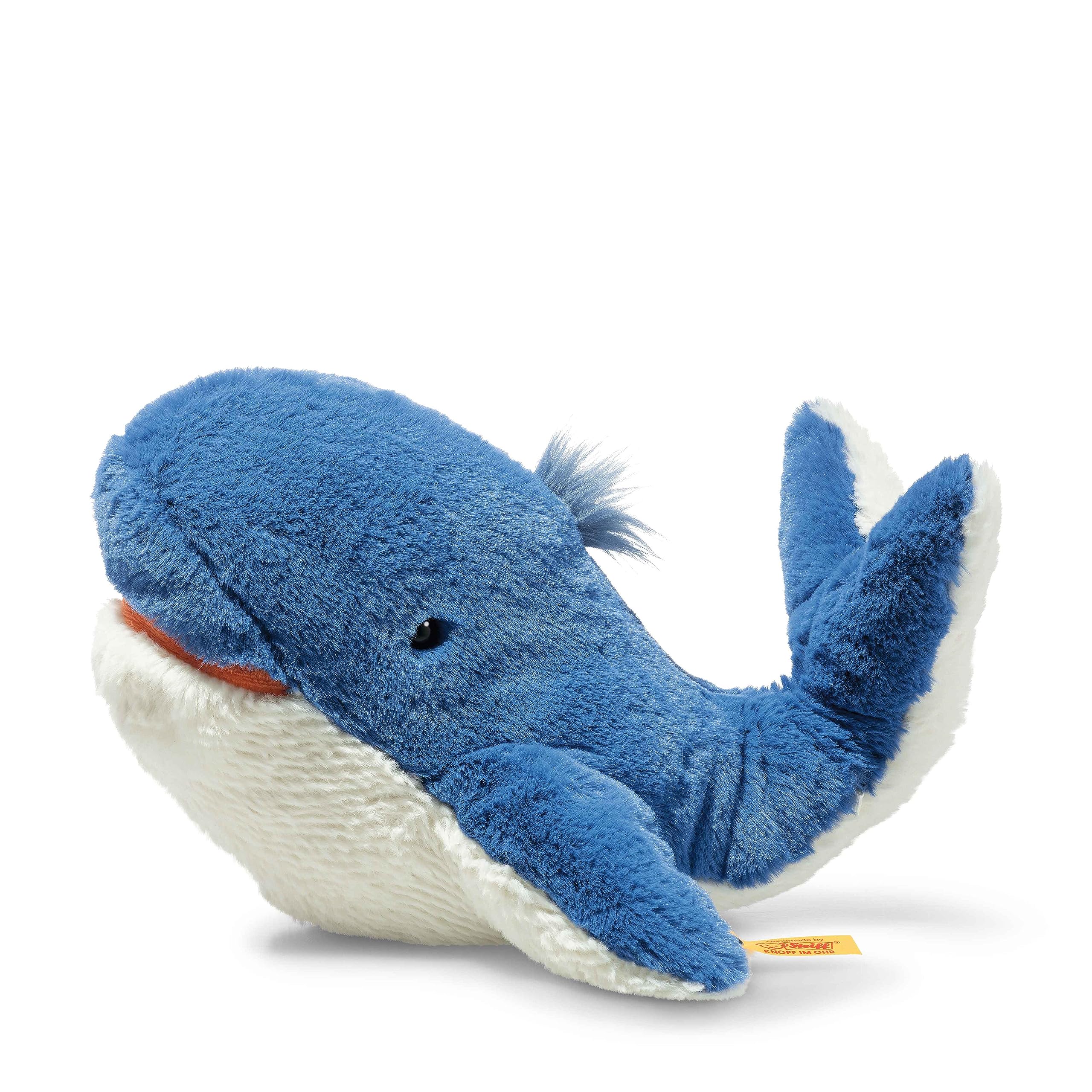Steiff 063831 Soft Cuddly Friends Tory blue whale, blu, 28 cm