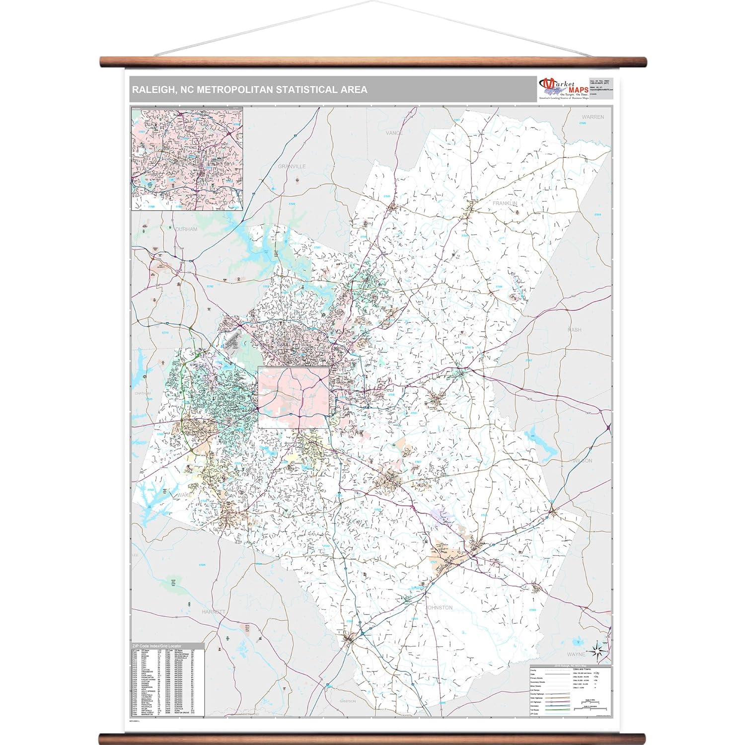 Zip Codes Map Raleigh Nc