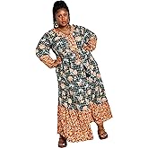 Avenue Cynthia Spliced Maxi Dress