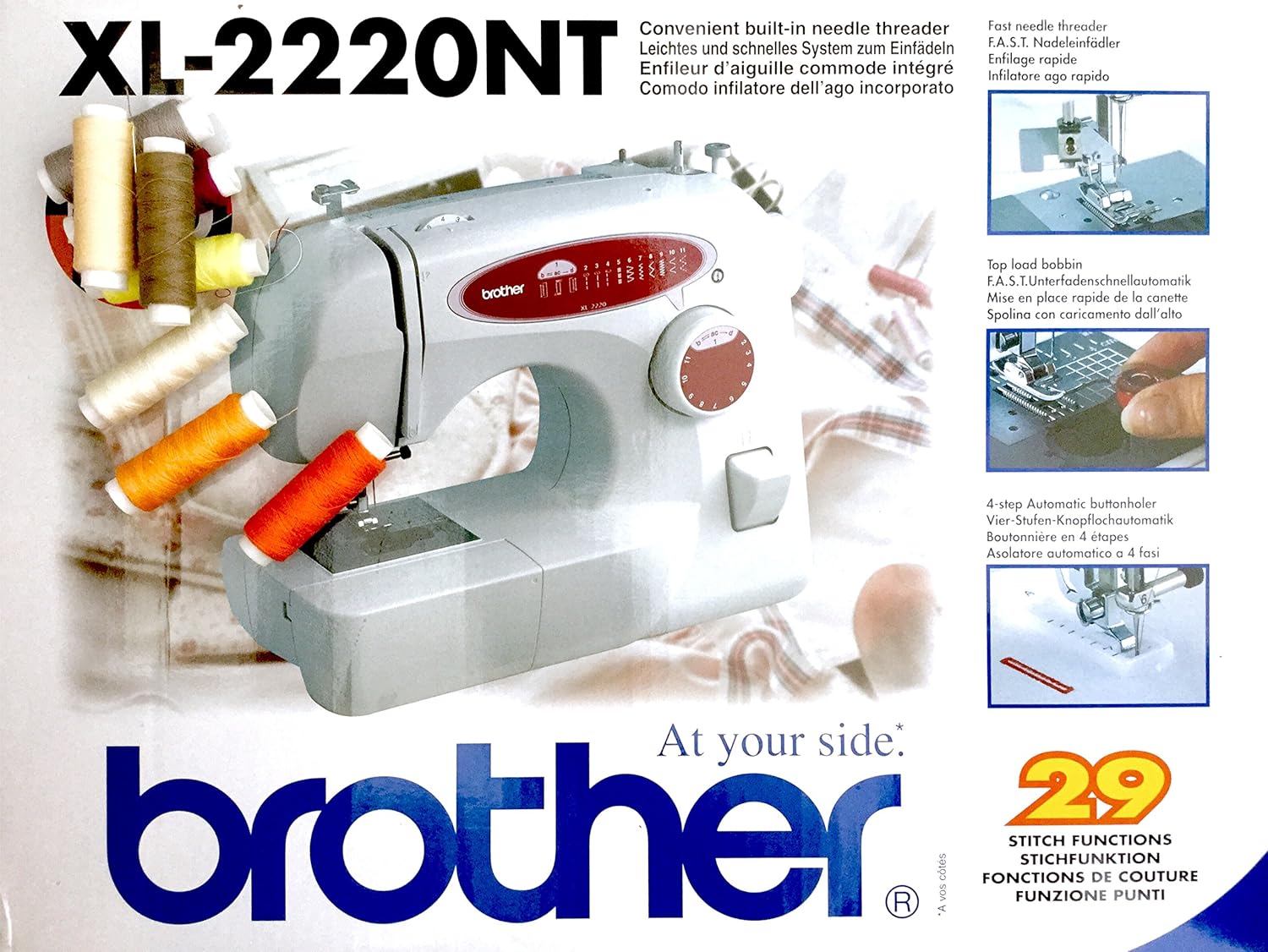 Brother Sewing Machine XL2220NT Mint condition in original box used