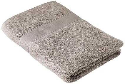 Traditional Mafia Traditional Mafia 100 Zero Twist Cotton 1 Piece Oversized Bath Sheetbeach Towel 1000 Gsm 90cm X 180cm Light Grey