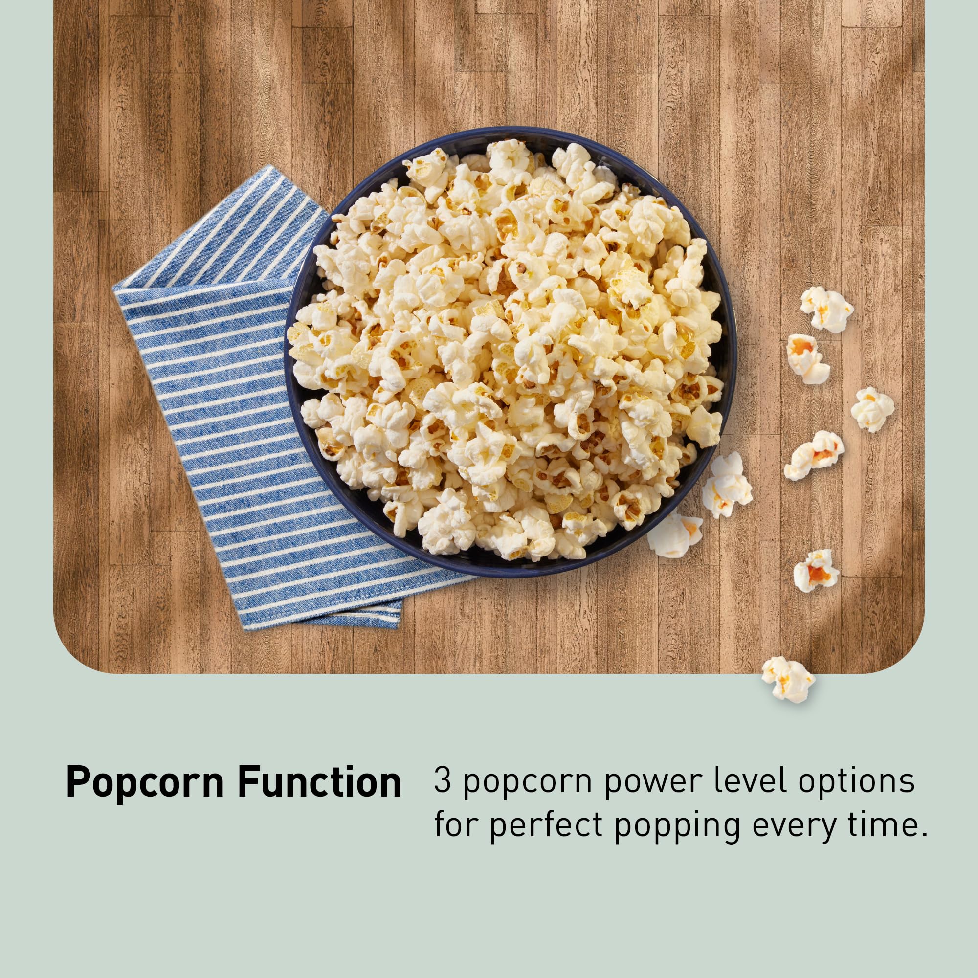 Panasonic Oven with Cyclonic Wave Inverter Technology, 1250W, 2.2 cu.ft. Countertop Microwave with Genius Sensor One-Touch Cooking – NN-SD975S (Stainless Steel/Silver), Stainless