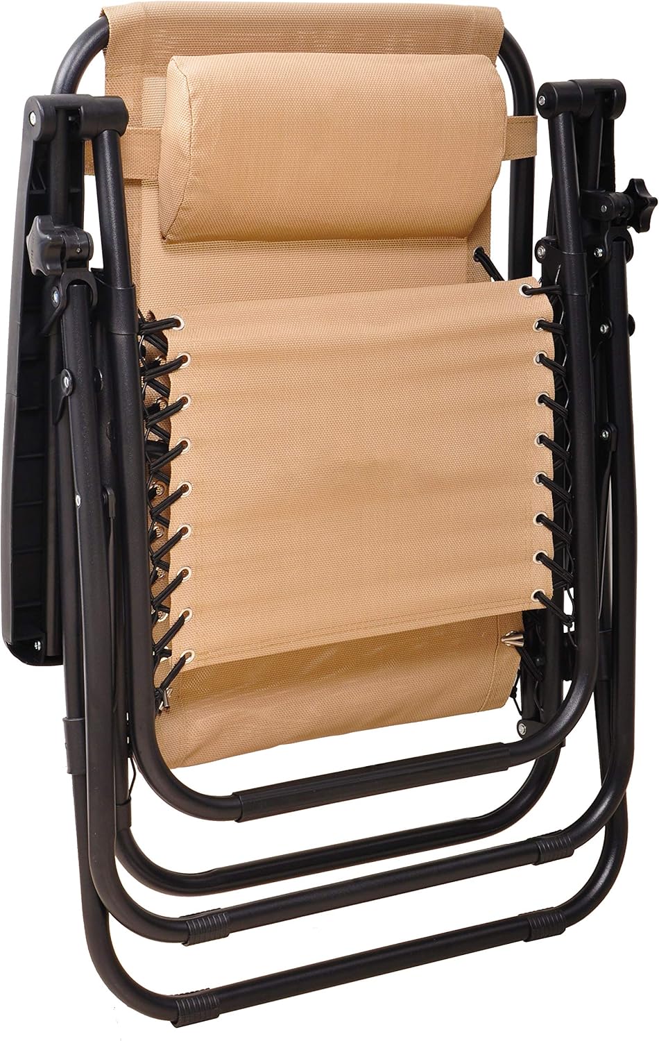 BalanceFrom Adjustable Zero Gravity Lounge Chair Recliners for Patio, Beige: Sports & Outdoors