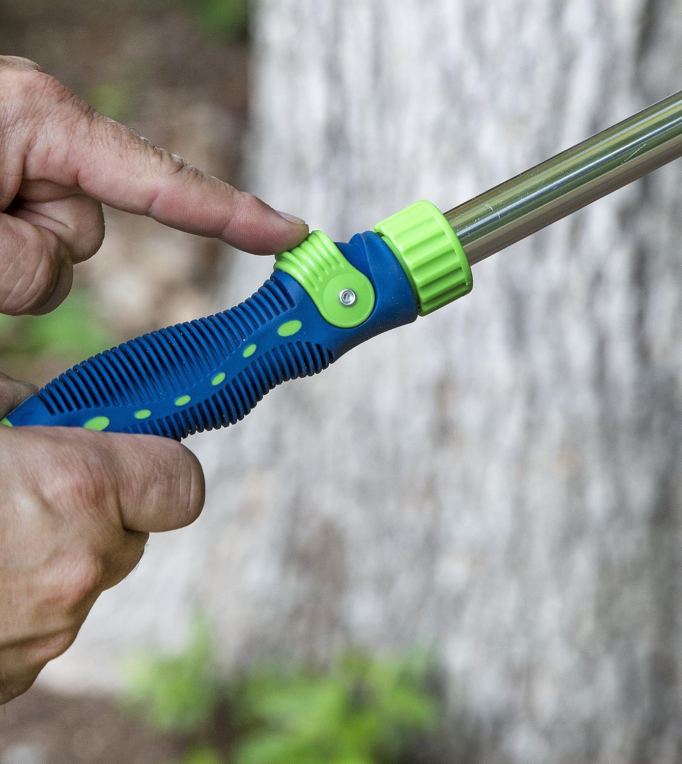 Aqua Plumb Deluxe 9-Pattern Swivel Wand Head for Lawn and Garden : Watering Wands : Garden & Outdoor