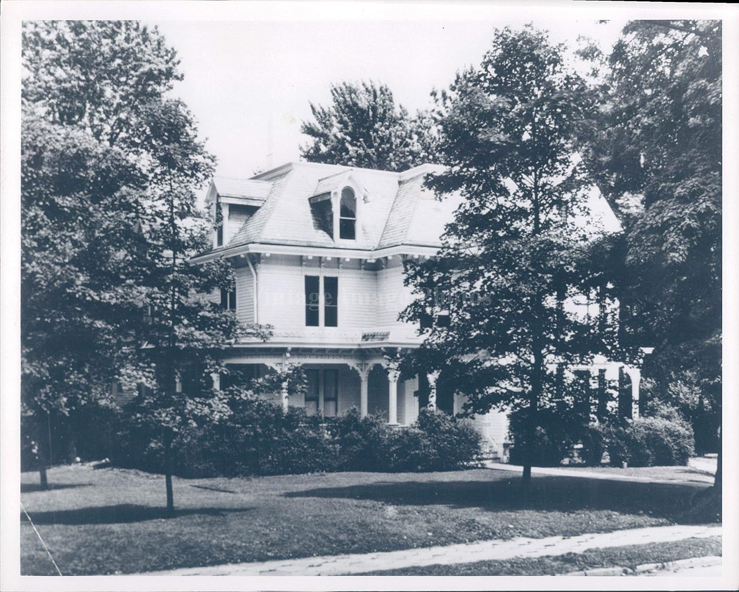 Vintage Photos Press Historic Harry Truman Home Independence MO Exterior 8x10