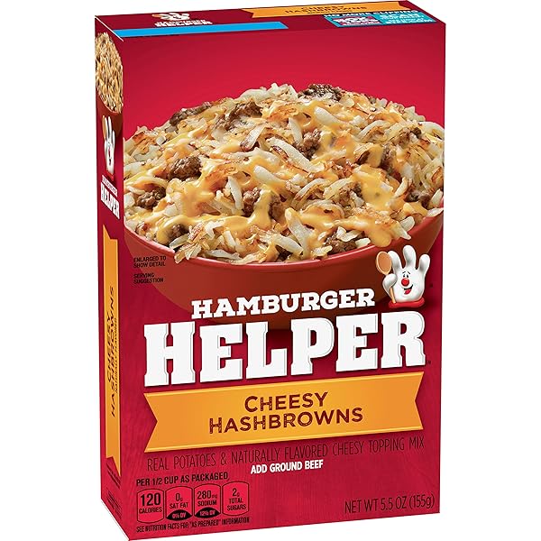 BETTY CROCKER HAMBURGER HELPER CHEESY HASHBROWNS 5.5 OZ BOX
