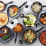 Russell Hobbs Metallic Marble 2 Piece Frying Pan Set 20/24cm Induction view 7