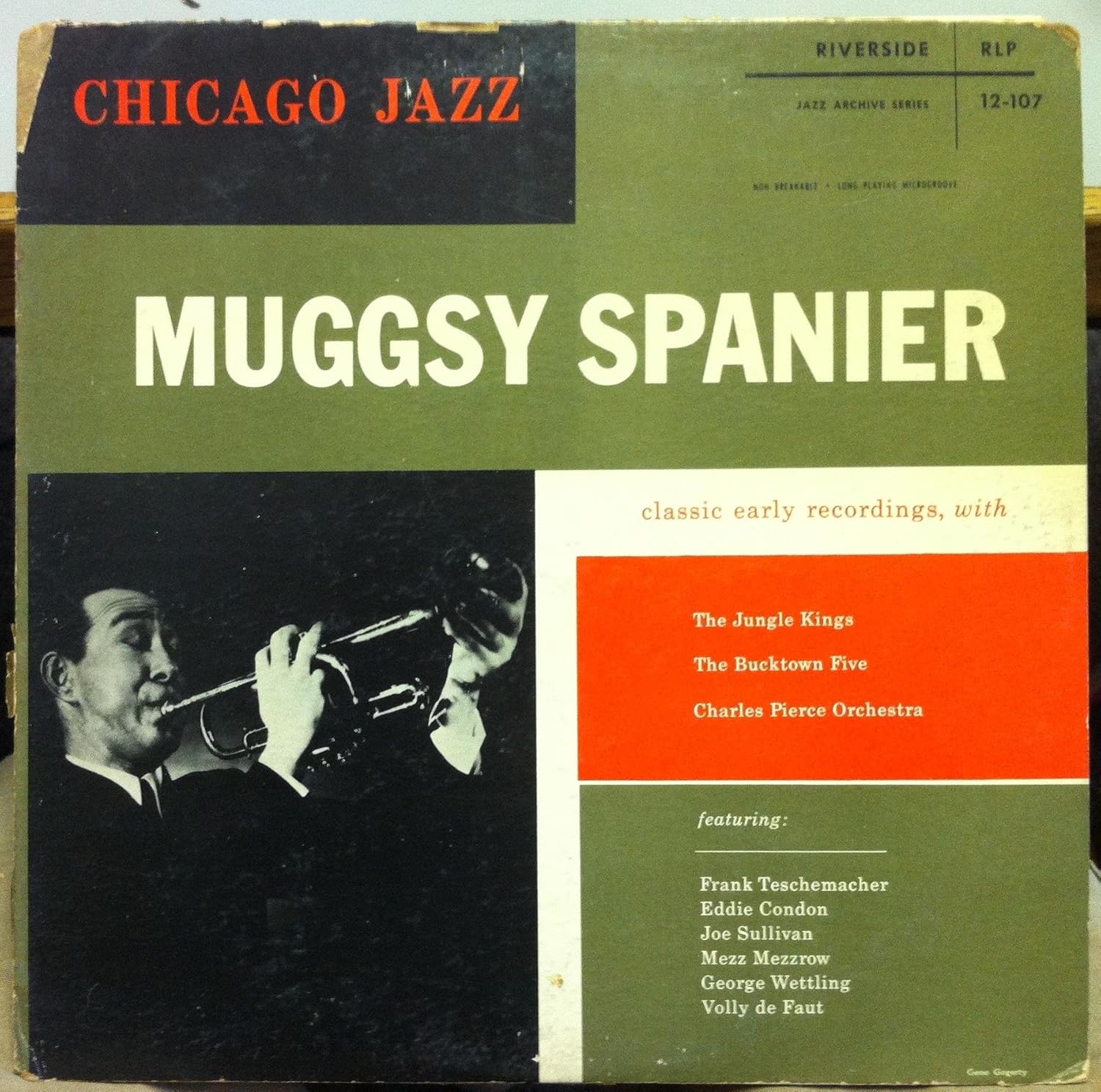 Muggsy Spanier MUGGSY SPANIER CHICAGO JAZZ vinyl record