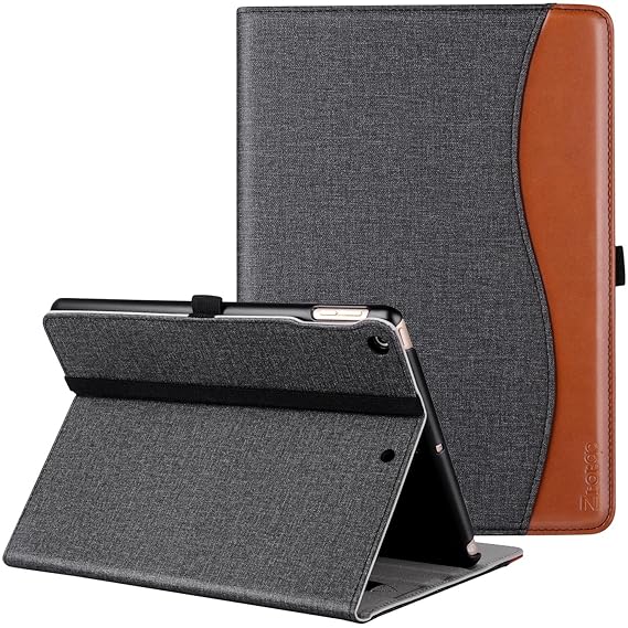 Ztotop Hülle für iPad 9.7 2018/2017, Premium Kunstleder Leichte Schutzhülle Case Cover für iPad 9,7 Zoll iPad 5/6,mit Auto Sc