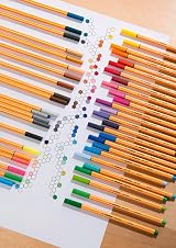 Stabilo Point 88 Fineliner Pack of 25 Assorted Colors 0.4mm view 9