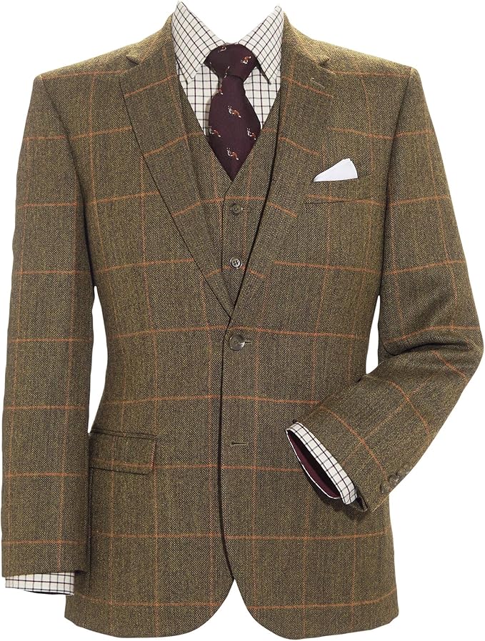Samuel Windsor Men's 100 Wool Tweed Jackets Amazon.co.uk Clothing