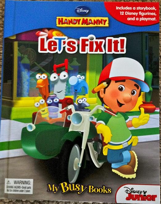Disney Handy Manny My Busy Books Let's Fix It!: Amazon.co.uk: Toys & Games