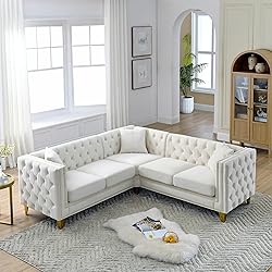 ERYE L-Shaped Symmetrical Sectional Sofa Couch 5