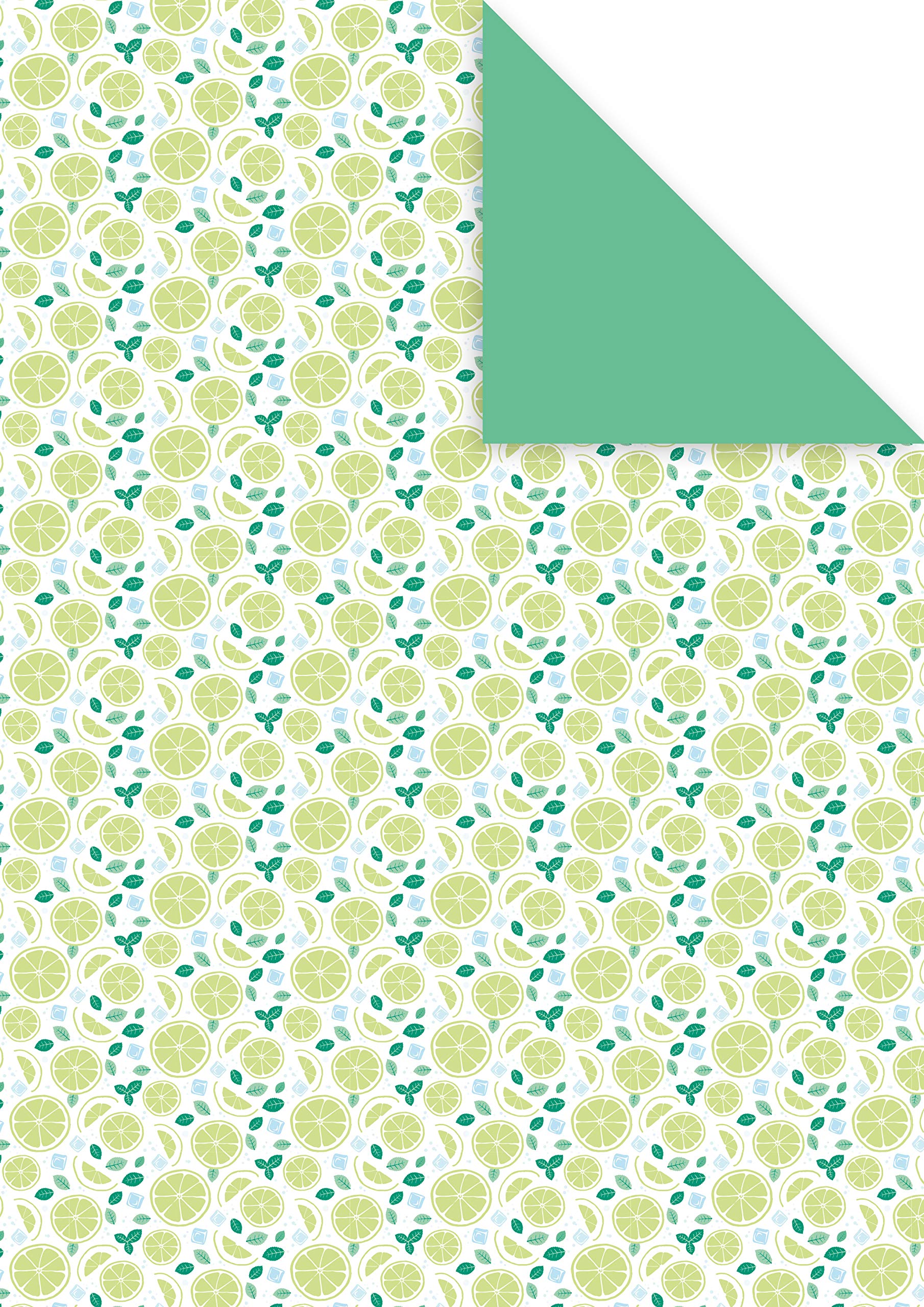 Clairefontaine 456720C - Pack of 25 Decorative Sheets 160g/m² - Format A4 (21x29,7 cm) Creative leisure - Scrapbooking Paper Fresh Lemon Theme 4 Scrapbooking