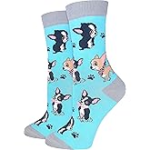 Women's Premium Comfort Animal Socks (chihuahua socks) 4-10
