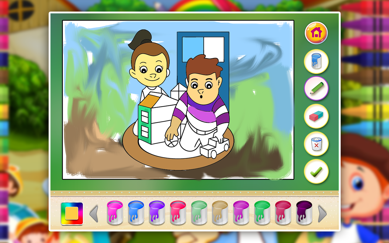 Free Cartoon Coloring Game drawing apps for kidsAmazon.co.ukAppstore