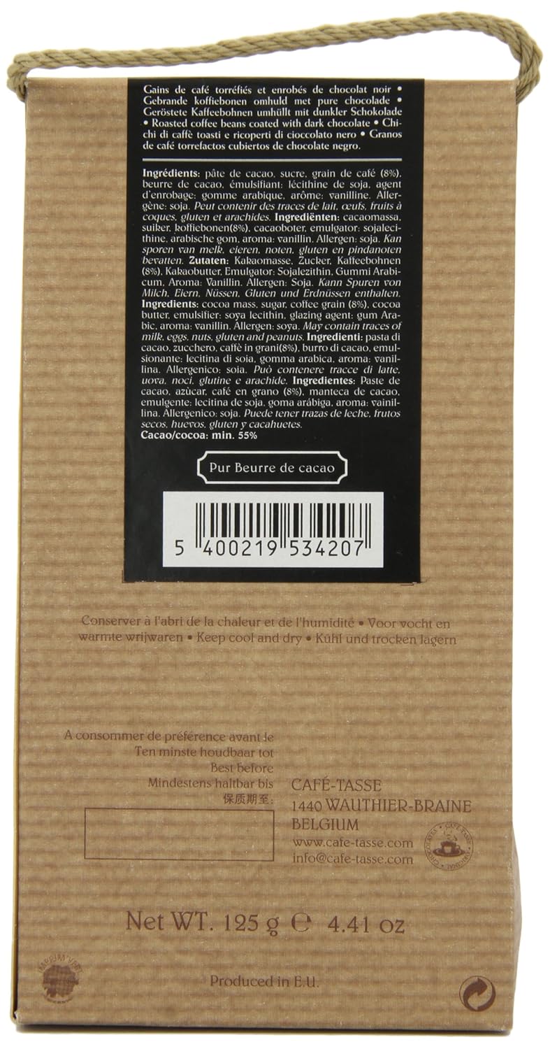 Amazon.com : Cafe Tasse Santos Dark Chocolate Coffee Beans 125 g (Pack of 2) : Grocery & Gourmet Food