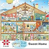 Re-marks Sweet Home Architecture Puzzle, 1000-Piece Puzzle for All Ages