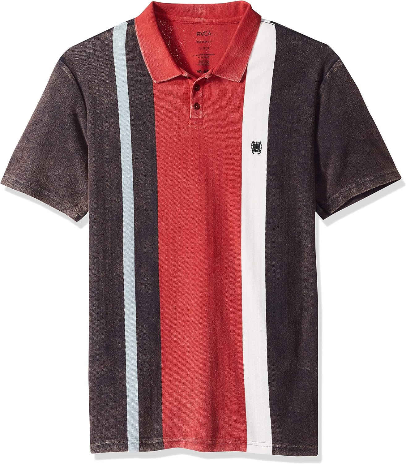 Amazon.com: RVCA Men's Remastered Printed Polo Shirt: Clothing