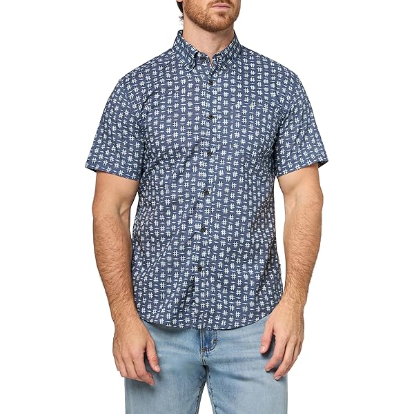 Chemise Eddie Bauer Sport Manches Courtes - Taille L - Homme - Nylon Ventilé