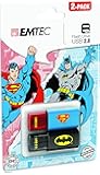 Emtec Super Hero 8GB USB 2.0 2-Pack USB Drives (ECMMD8GC600BSP2)