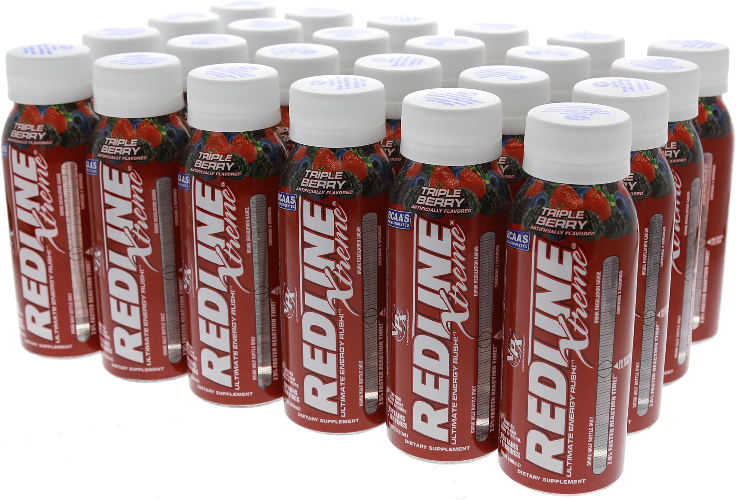 Redline Xtreme Energy Drink Triple Berry 24/ 8 oz. btls Pricepulse