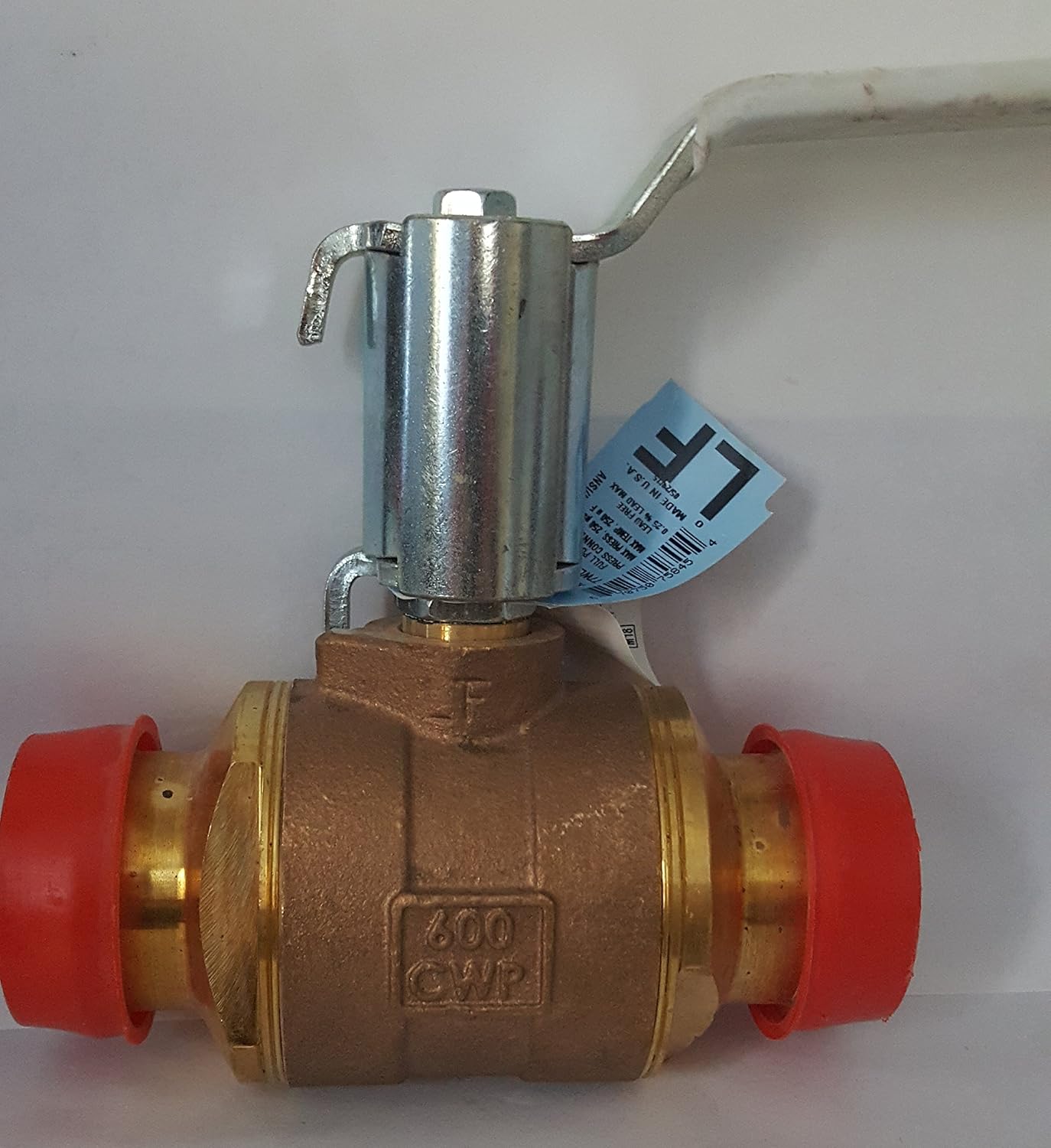 Apollo LF 77WLF10704 11/2" Press End Bronze Ball Valve w/ Stem
