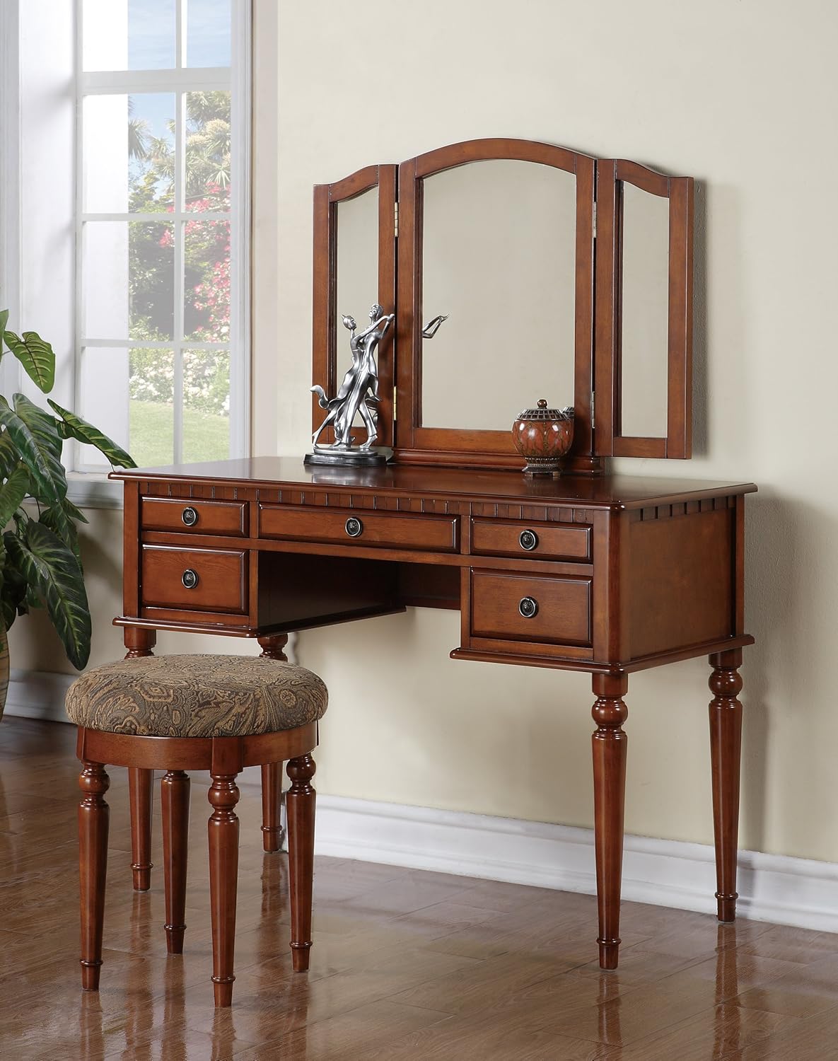 Amazon.com: Bobkona St. Croix Collection Vanity Set with Stool ... Amazon.com: Bobkona St. Croix Collection Vanity Set with Stool, Walnut: Kitchen & Dining Amazon.com: Bobkona St. Croix Collection Vanity Set with Stool ... Amazon.com: Bobkona St. Croix Collection Vanity Set with Stool, Walnut: Kitchen & Dining