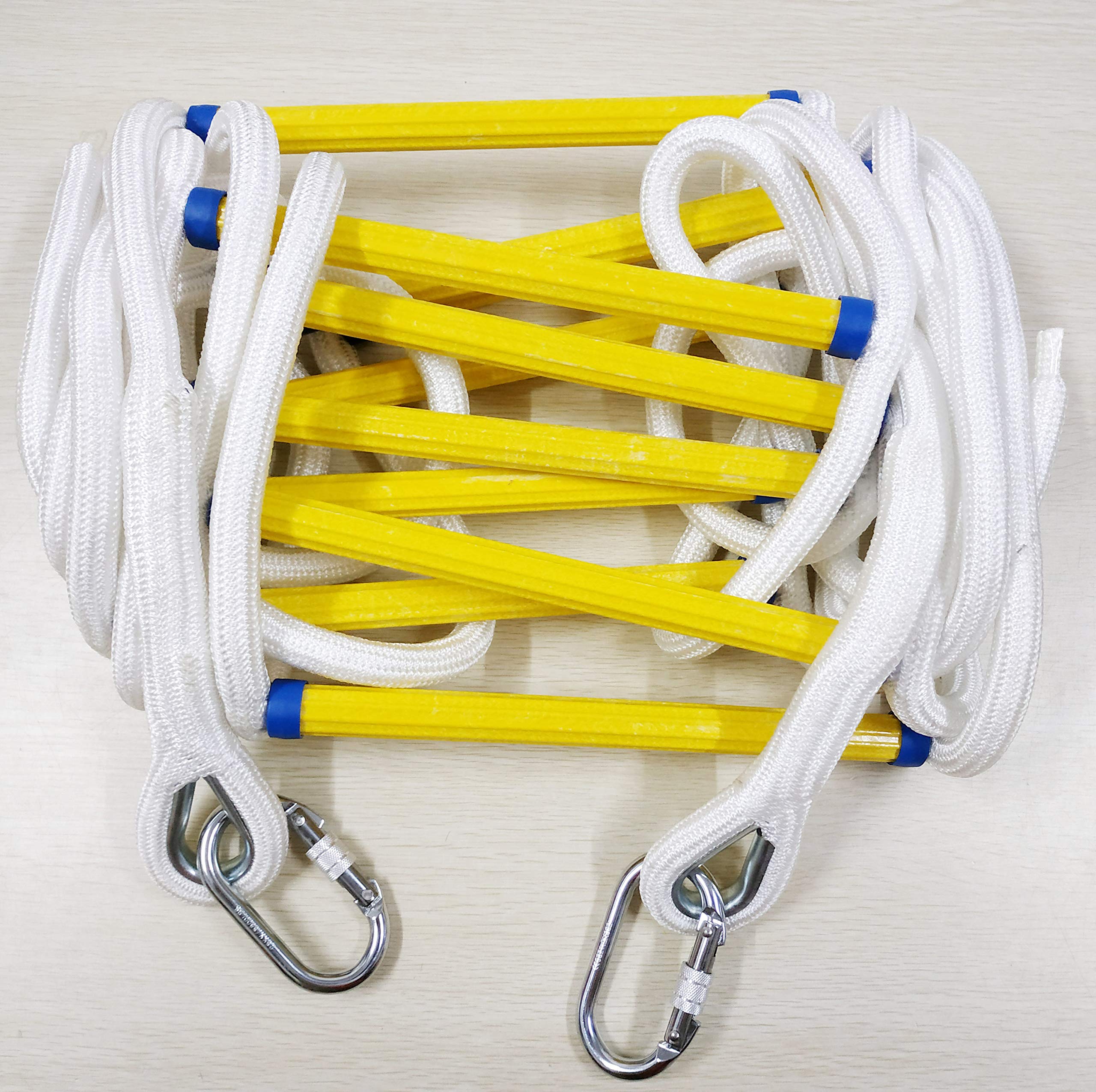Emergency Fire Escape Rope Ladder 2 Story 16 Feet Solid Flame