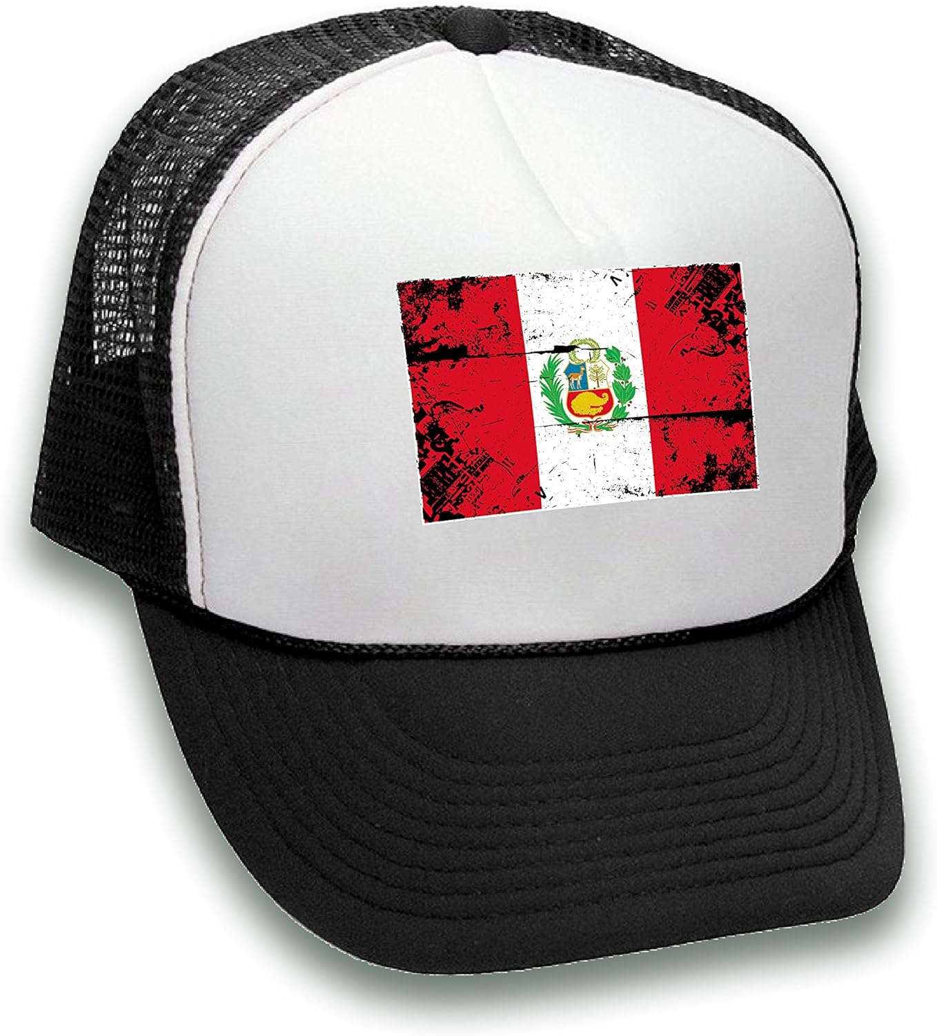 Pekatees Peru Trucker Hat Peruvian Hats for Peru Fans Peru Flag Peru