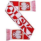 Polska Authentic Poland Soccer Knit Scarf, Made in Poland