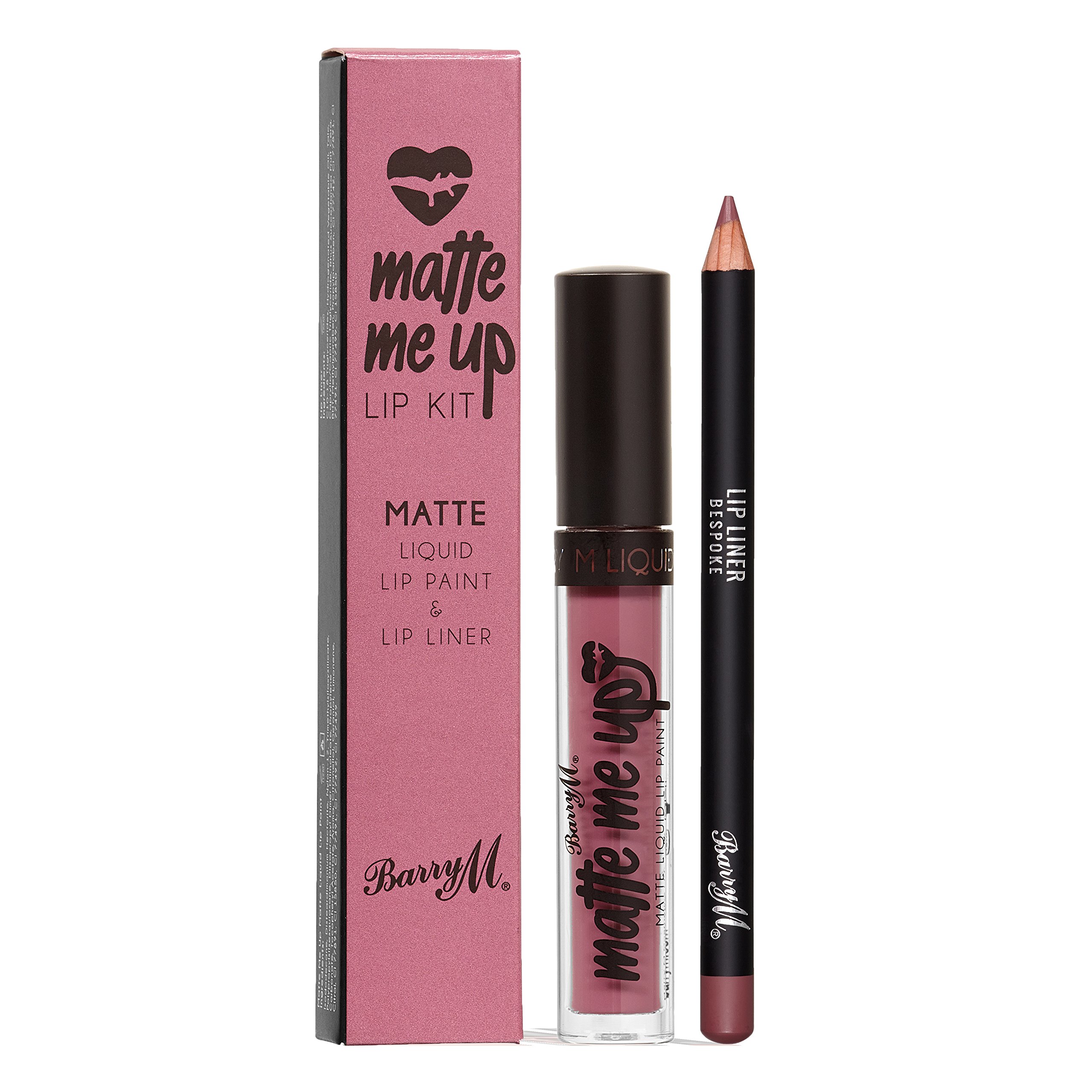 Barry M Cosmetics Matte Me Up Liquid Lip Kit, Bespoke