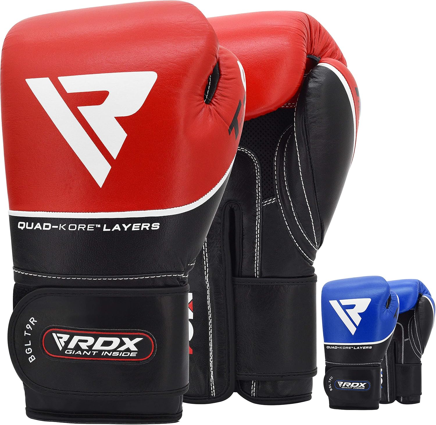 RDX Guantes de Boxeo para Entrenamiento y Muay Thai Cuero Vacuno